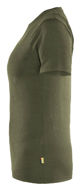 Blåkläder 3537 Dame T-shirt Merinould produktbillede med logo