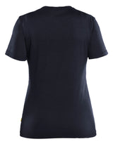 Blåkläder 3537 Dame T-shirt Merinould materiale med firmalogo