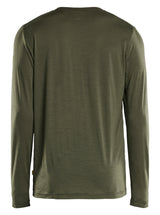 Blåkläder 3538 T-shirt Merinould lang ærme produktbillede med logo
