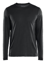 Blåkläder 3538 T-shirt Merinould lang ærme detalje med firmalogo