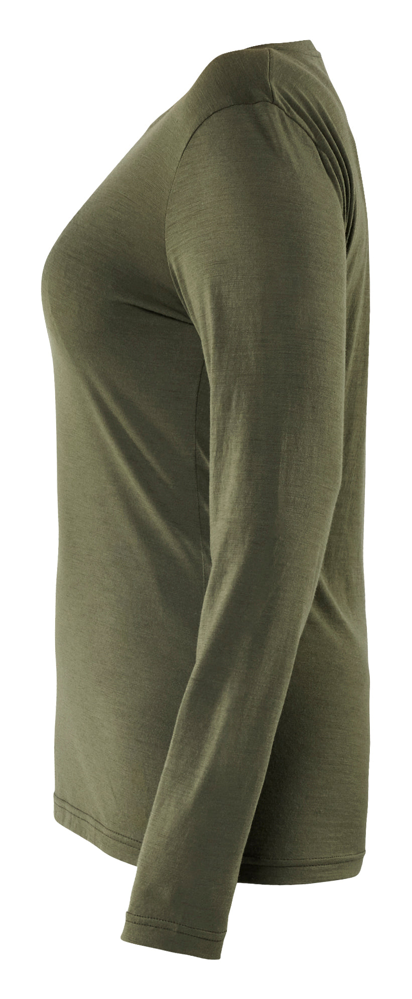 Dame T-shirt Merinould lang ærme