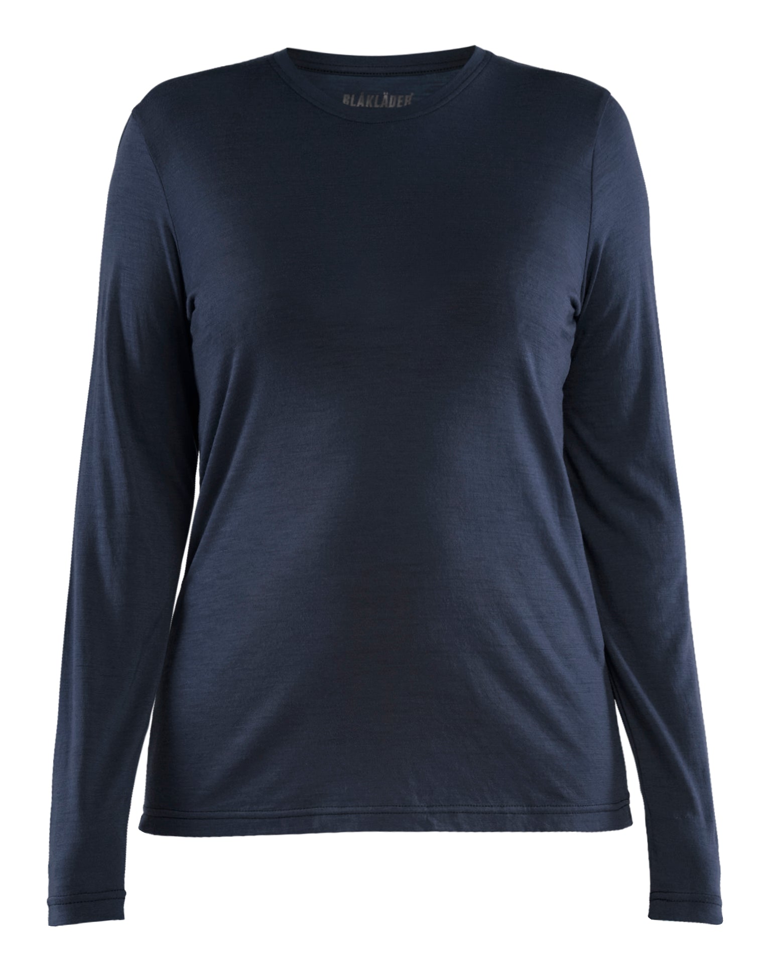 Dame T-shirt Merinould lang ærme