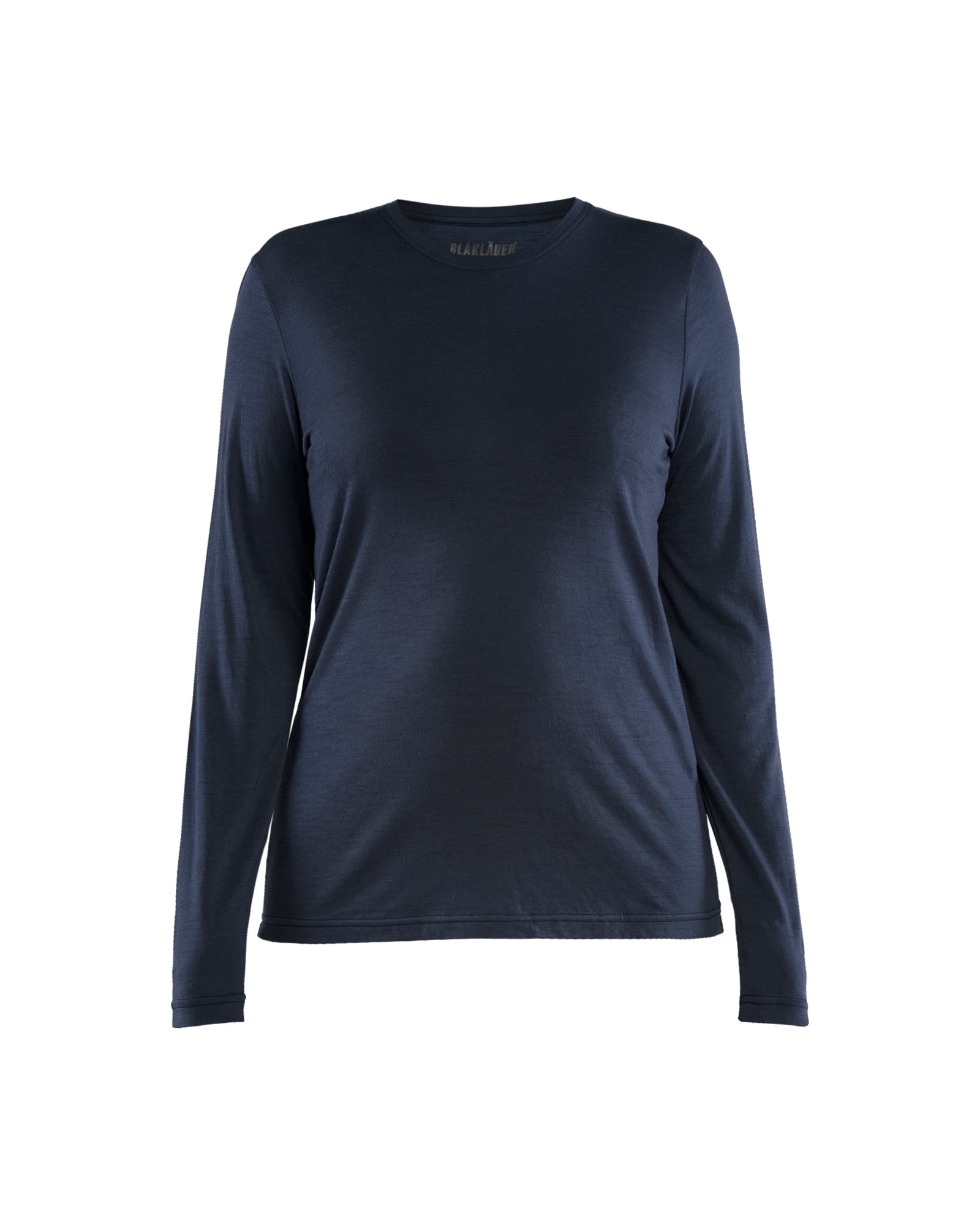 Blåkläder 3539 Dame T-shirt Merinould lang ærme, Mørk Marineblå
