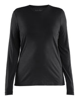 Blåkläder 3539 Dame T-shirt Merinould lang ærme detalje med firmalogo