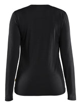 Blåkläder 3539 Dame T-shirt Merinould lang ærme materiale med logo