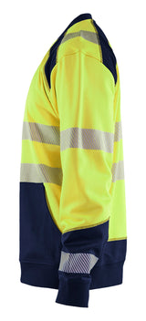 Blåkläder 3541 High Vis Sweatshirt produktfoto med tryk