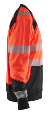 Blåkläder 3541 High Vis Sweatshirt produktbillede til broderi