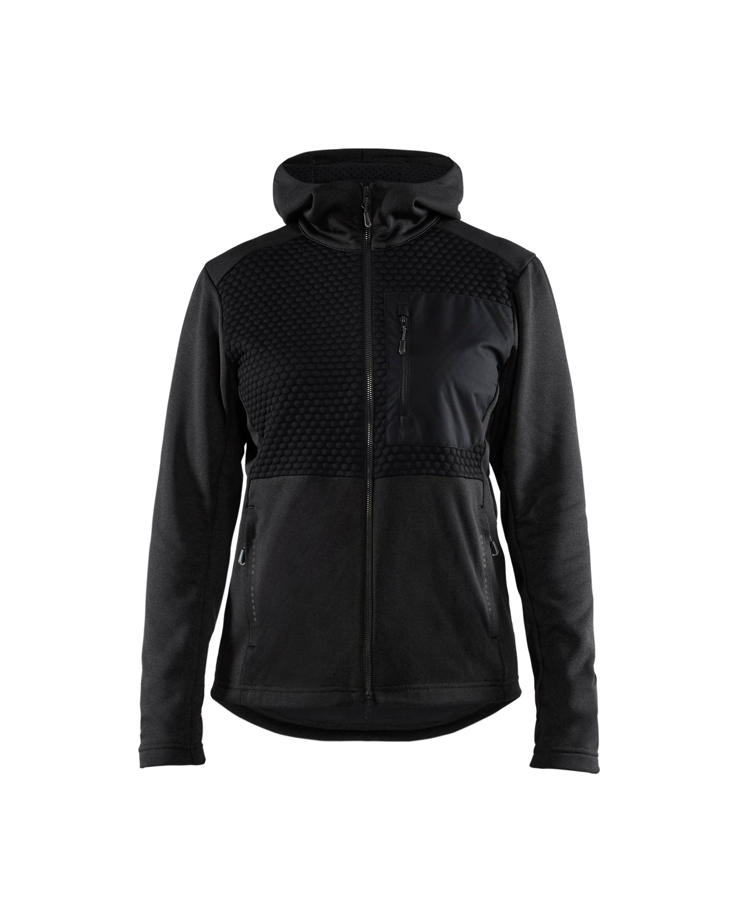 Blåkläder 3542 Dame Hættetrøje full zip, Sort