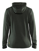 Blåkläder 3542 Dame Hættetrøje full zip nærbillede med logo