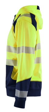 Blåkläder 3546 High vis hættetrøje produktfoto med tryk