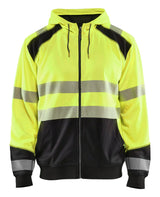 Blåkläder 3546 High vis hættetrøje materiale med firmalogo