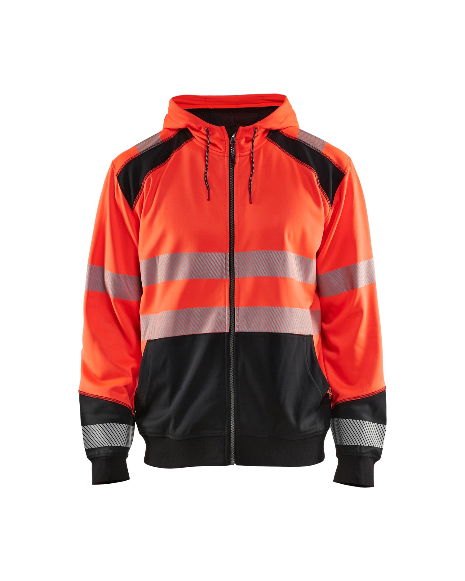 Blåkläder 3546 High vis hættetrøje, High Vis Rød/Sort