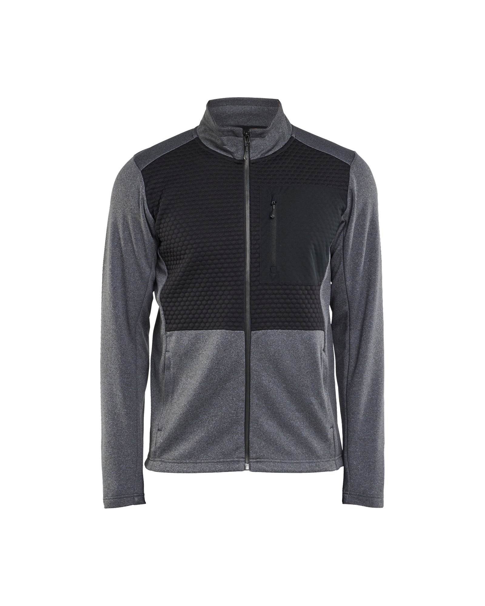 Blåkläder 3548 Sweatshirt Full zip, Sortmeleret