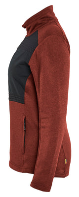 Blåkläder 3549 Dame Sweatshirt Full Zip nærbillede med tryk