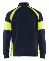 Blåkläder 3550 Sweatshirt Half Zip produktbillede med logo