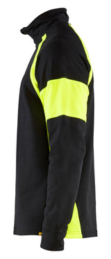Blåkläder 3550 Sweatshirt Half Zip produktbillede med tryk
