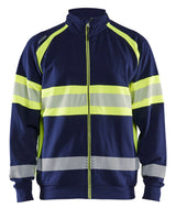 Blåkläder 3551 High vis sweatshirt med tryk eller logo – arbejdstøj og firmatøj