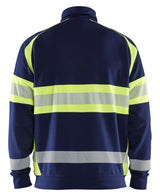 Blåkläder 3551 High vis sweatshirt produktbillede med logo