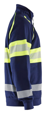 Blåkläder 3551 High vis sweatshirt detalje til broderi