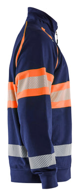 Blåkläder 3551 High vis sweatshirt produktfoto til broderi
