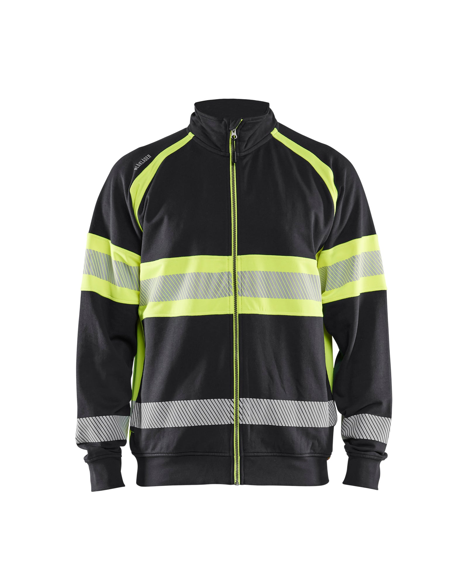 Blåkläder 3551 High vis sweatshirt, Sort/High Vis Gul