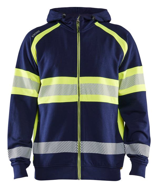 Blåkläder 3552 High vis hættetrøje med tryk eller logo – arbejdstøj og firmatøj