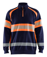 Blåkläder 3553 High vis Sweatshirt materiale med firmalogo