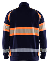 Blåkläder 3553 High vis Sweatshirt nærbillede med logo