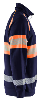 Blåkläder 3553 High vis Sweatshirt produktfoto til broderi