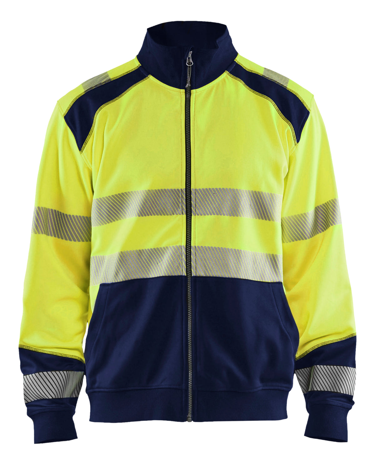 Blåkläder 3558 High Vis Sweatshirt full zip