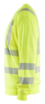 Blåkläder 3562 High vis Sweatshirt produktfoto med tryk