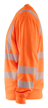 Blåkläder 3562 High vis Sweatshirt nærbillede med logo