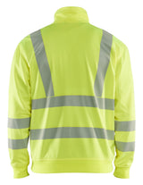 Blåkläder 3564 High vis Sweatshirt Half zip produktbillede med logo