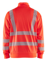 Blåkläder 3564 High vis Sweatshirt Half zip materiale med logo