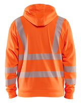 Blåkläder 3565 High vis Hættetrøje Full zip nærbillede med logo