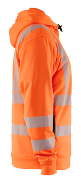 Blåkläder 3565 High vis Hættetrøje Full zip produktfoto til broderi