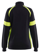 Blåkläder 3566 Dame Sweatshirt Half Zip detalje til broderi