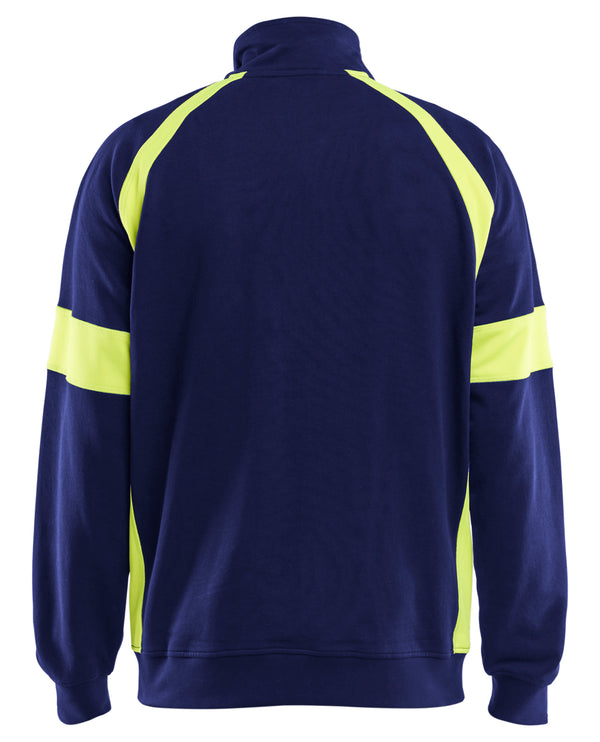 Blåkläder 3567 Sweatshirt Full Zip med tryk eller logo – arbejdstøj og firmatøj