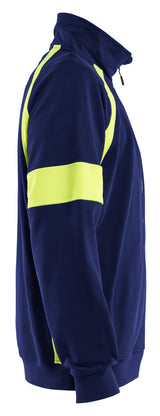 Blåkläder 3567 Sweatshirt Full Zip produktfoto med tryk