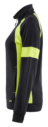 Blåkläder 3568 Dame Sweatshirt Full Zip materiale med firmalogo