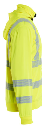 Blåkläder 3573 High Vis Sweatshirt med aftagelig hætte detalje til broderi
