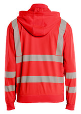 Blåkläder 3573 High Vis Sweatshirt med aftagelig hætte materiale med logo
