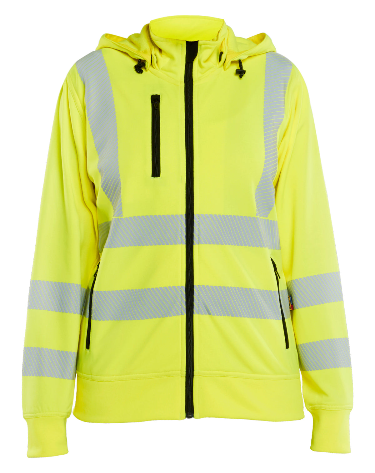 Blåkläder 3574 Dame High Vis Sweatshirt med aftagelig hætte