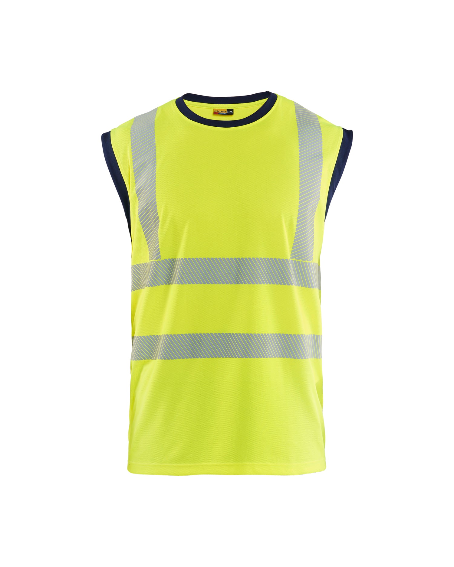 Blåkläder 3575 High Vis tanktop, High Vis Gul/Marineblå
