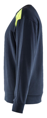 Blåkläder 3580 Sweatshirt produktfoto med tryk