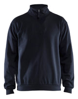 Blåkläder 3587 Sweatshirt Half zip med tryk eller logo – arbejdstøj og firmatøj