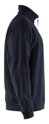 Blåkläder 3587 Sweatshirt Half zip detalje til broderi
