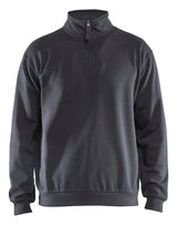 Blåkläder 3587 Sweatshirt Half zip materiale med firmalogo