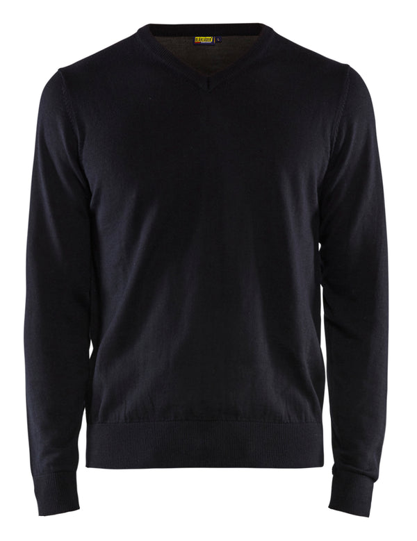 Blåkläder 3590 Strikket Pullover med tryk eller logo – arbejdstøj og firmatøj