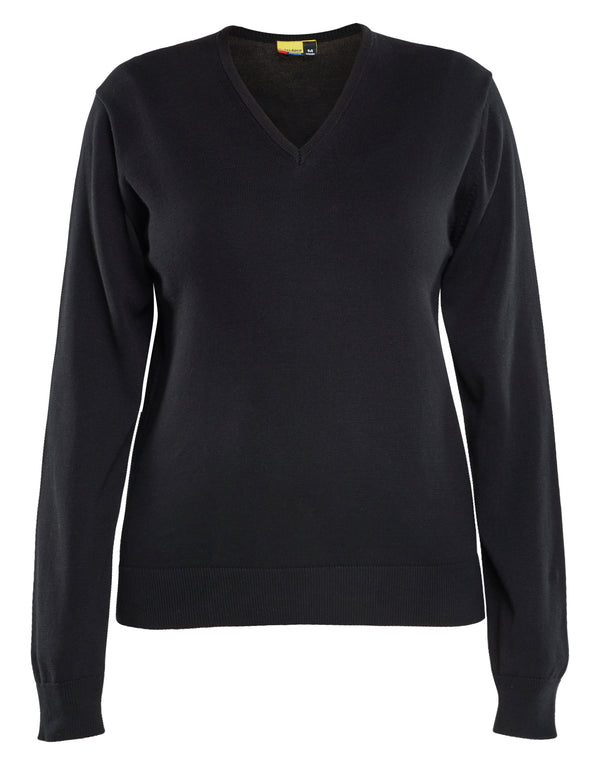 Blåkläder 3591 Dame Strikket Pullover med tryk eller logo – arbejdstøj og firmatøj
